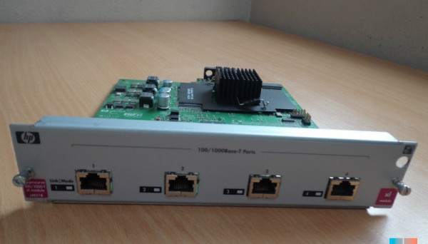 J4821B ports XL 100/1000-T Module, 4 Procurve Switch