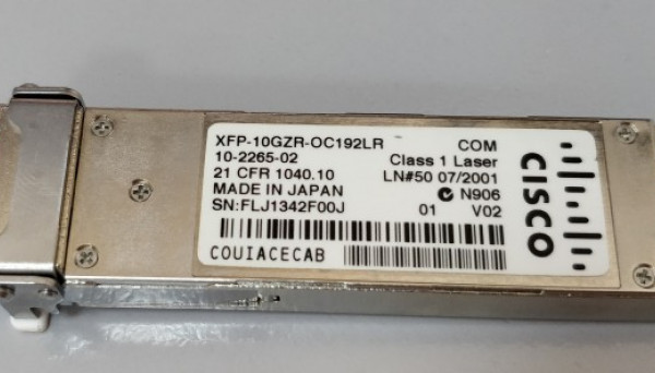 10-2265-02 1550nm 80km SFP Transceiver 10GBASE-ZR XFP