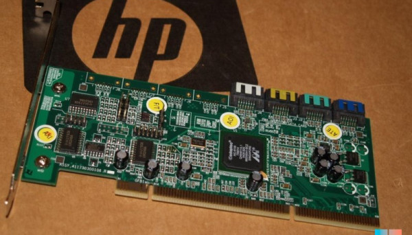 373013-001 PCI-X 4 Port SATA Raid Controller Card ML150 G2