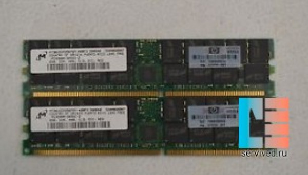 379300-B21 DDR PC3200 REG ECC SDRAM DIMM (2x2GB Interleaved) 4GB 400MHz