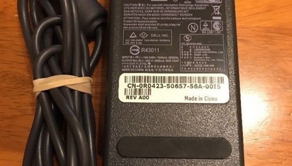 0R0423 Monitor AC Adapter For LCD 20V 90W