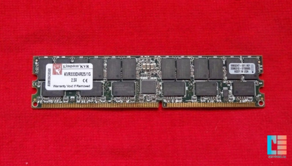 KVR333D4R25/1G REG ECC LP PC2700 DDR333 1024Mb