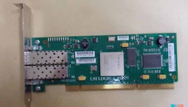 LSI7204XP-SGI 4G Fibre, 2 Ch, Opt Controller SGL PCI-X,