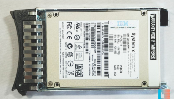 43W7721 2.5in MLC HS SSD 200GB SATA
