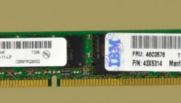 43X5314 RDIMM PC3L-10600 CL9 ECC DDR3 1333MHz VLP 4GB 2Rx8