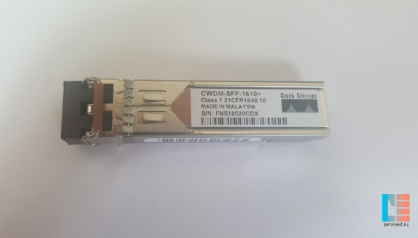 CWDM-SFP-1610= NM SFP Gigabit Ethernet and 1G/2G FC Original CWDM 1610