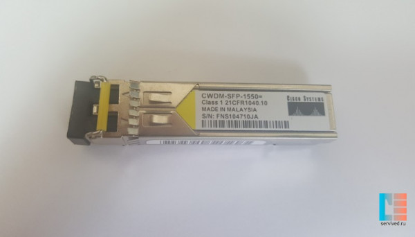 CWDM-SFP-1550= NM SFP Gigabit Ethernet and 1G/2G FC Original CWDM 1550