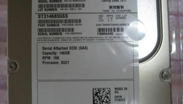 9Z2066-002 146,8Gb (U300/15000/8Mb) Dual Port SAS 3,5