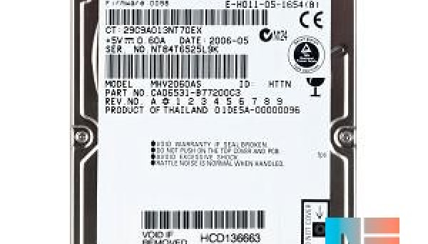 MHV2060AS rpm Small Form Factor ATA HDD, 5400 60-GB 2.5