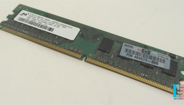 404574-888 DDR2 Non-ECC 240 pin 1.8V 800MHz Unbuffered DIMM 1GB PC2-6400