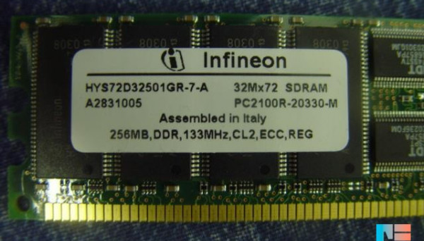 09N4306 PC2100 ECC REG DIMM (x225, x235, x335, x345) DDR 256MB