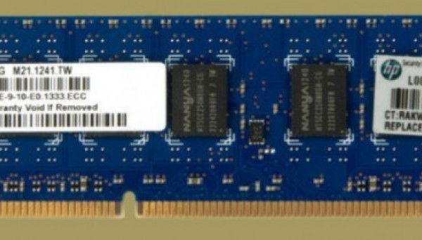 501541-001 PC3-10600E-9 Unbuffered ECC DIMM 4GB 2Rx8