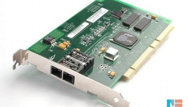 QLA2200F optic PCI to 1Gb FC Adapter, multi-mode 64-bit 66MHz