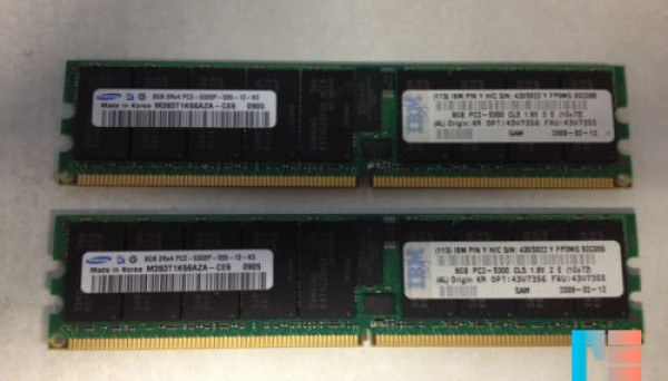 43V7355 (2x8GB) CL5 ECC DDR2 667MHz RDIMM 16GB PC2-5300