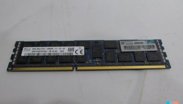 690802-B21 2Rx4 ECC Registered DIMM 8GB PC3-12800R