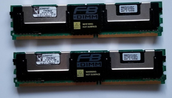 KTM5780/4G KIT DDR2-667 FBD 4GB 2X2GB